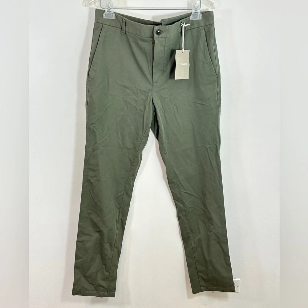 Everlane Green Chinos Slim Fit Tailored